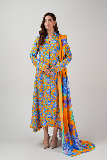 Bareeze PR1773 Yellow Winter Fall 2024